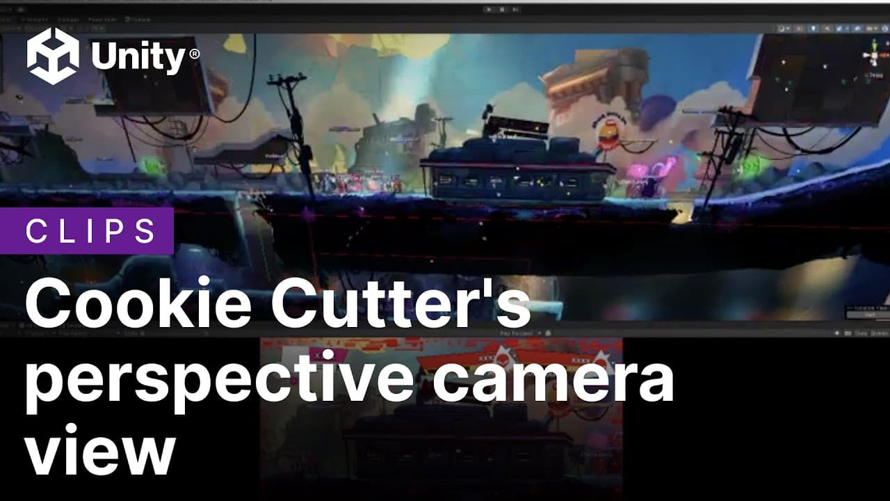 Cookie Cutter's perspective camera view
