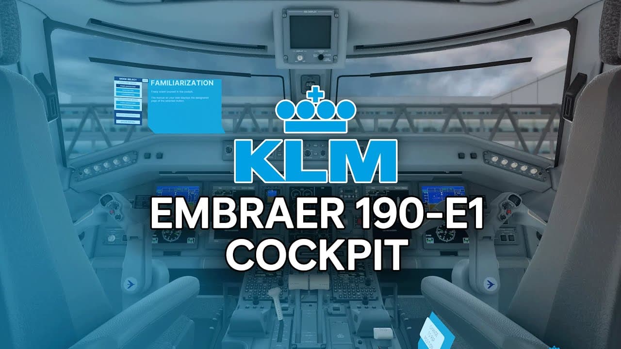 VR-тренажер кабины Embraer 190-E1 KLM