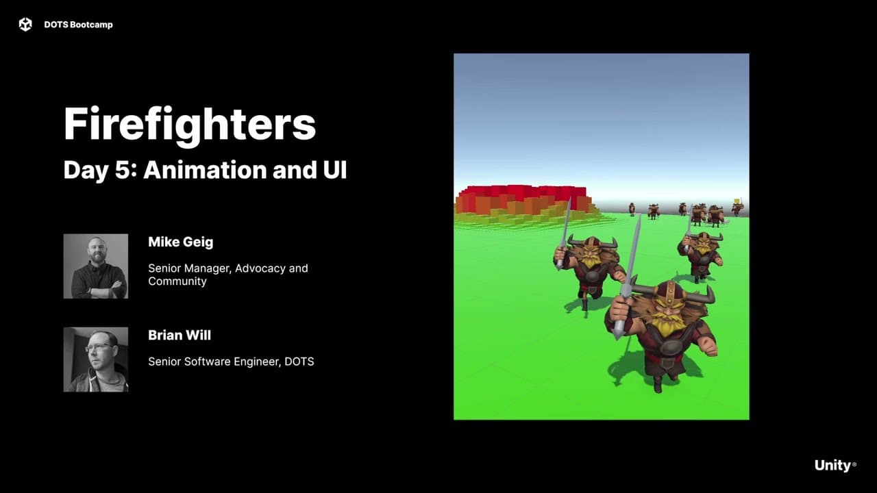 DOTS Bootcamp | Bonus session: Adding Animation and UI
