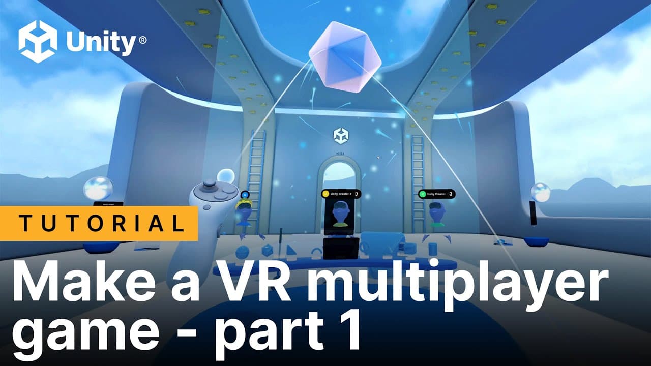 VR multiplayer template tutorial video
