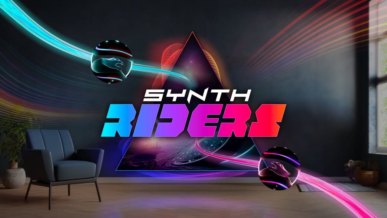 Synth Riders Gameplay | Apple Vision Pro