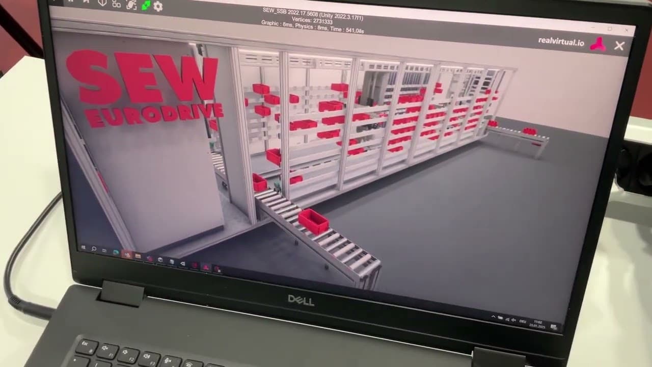 Vídeo do controlador SEW Eurodrive 