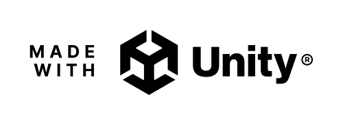 Hecho con el logotipo de Unity