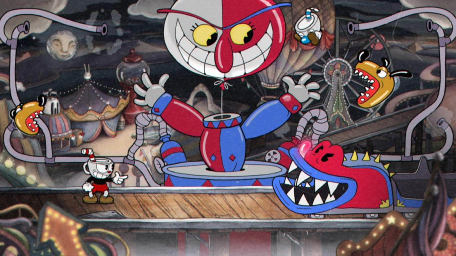 Graphic from Cuphead