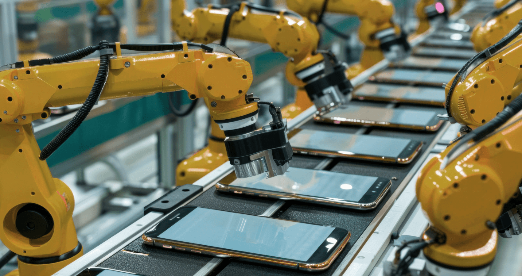 Benutzer öffnet neues Gerät zum ersten Mal