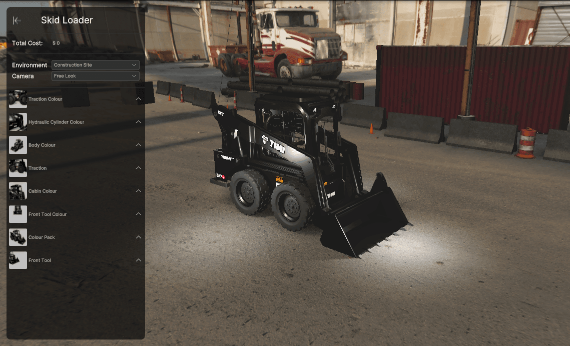 Product Configurator Template - Skid Loader