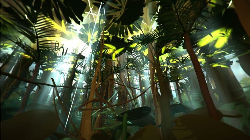 Waldszene aus Godwana