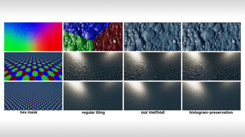 实时六边形平铺示例